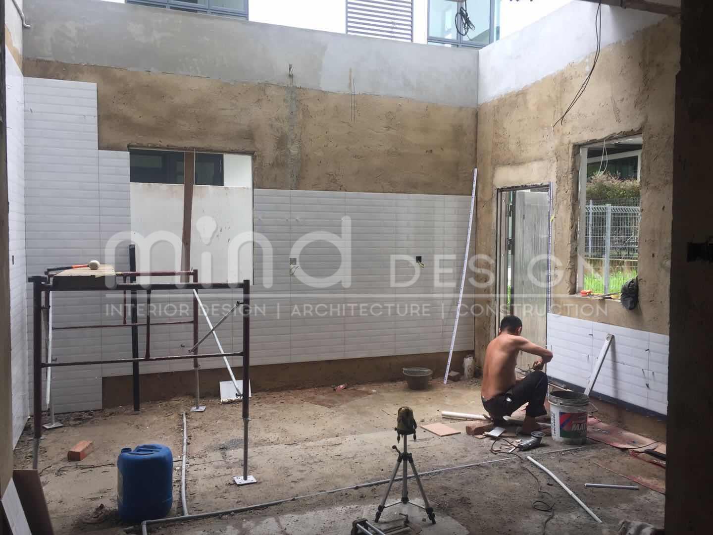 Kitchen @ Strait View Residence   	 