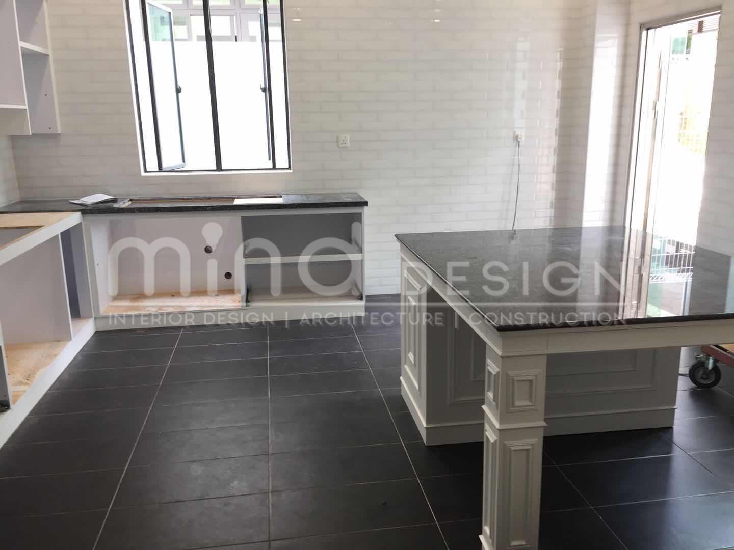 Kitchen @ Strait View Residence   	 