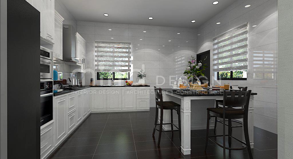 Kitchen @ Strait View Residence   	 